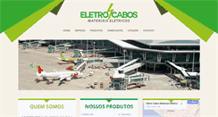 Desktop Screenshot of eletrocabosbahia.com.br